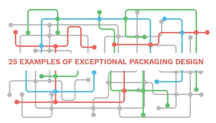 Linhas coloridas com pontos de interseção - 25 Exemplos de Design de Embalagem Excepcional - Imagem