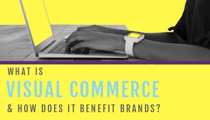 Image of a person working on a computer - How can visual commerce benefit your business - Image
